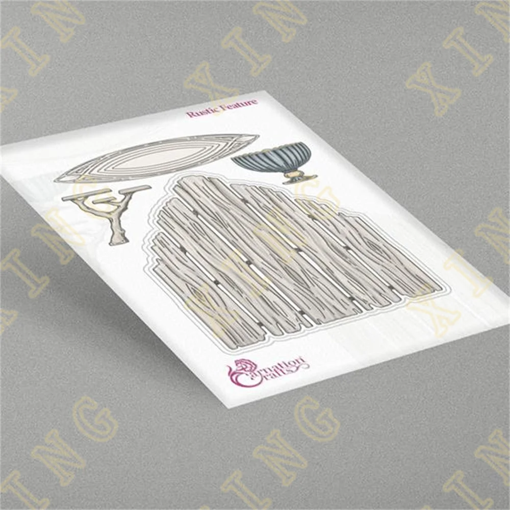 

Rustic Feature Metal Cutting Dies for Diy Scrapbooking Crafts Dies Cut Stencils Maker Photo Album Template Handmade Decoration