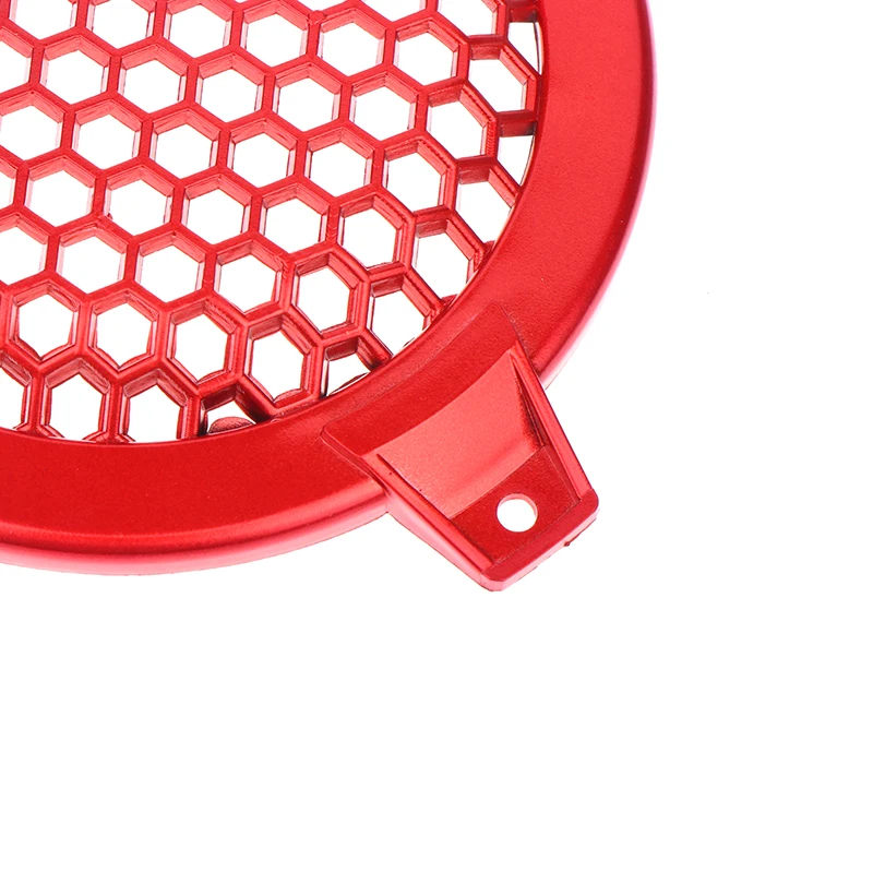 4-дюймовый красный пластиковый автомобильный аудиодинамик решетка сабвуфера