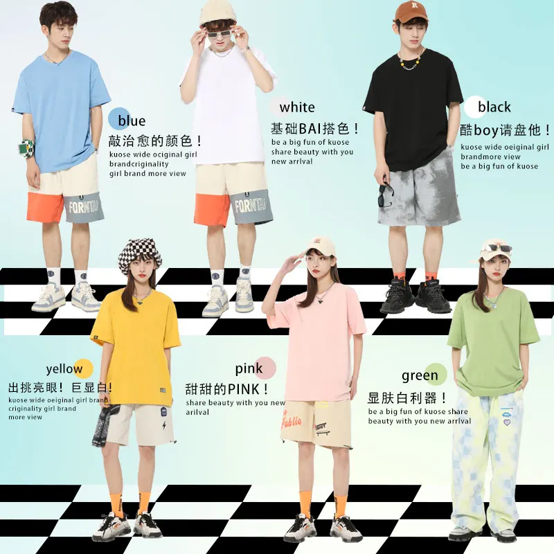 Футболка женская из чистого хлопка с коротким рукавом и принтом Звезды Диснея