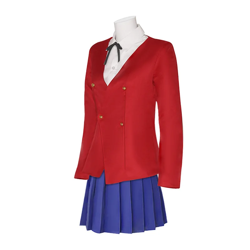 Тордора! Костюм Айсака Тайга Косплей Школьная форма ТИГР × ДРАКОН! Парики Аниме