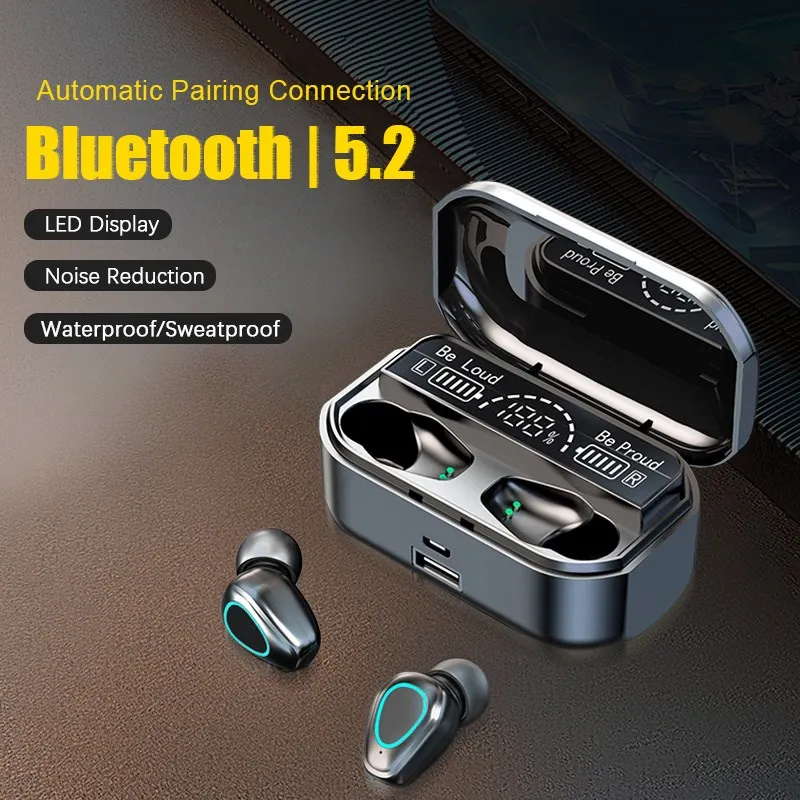2023 NEW TWS Bluetooth Earphones Stereo Wireless Bluetooth Headphones Sports Touch Control Noise Cancelling Gaming Headset Sale