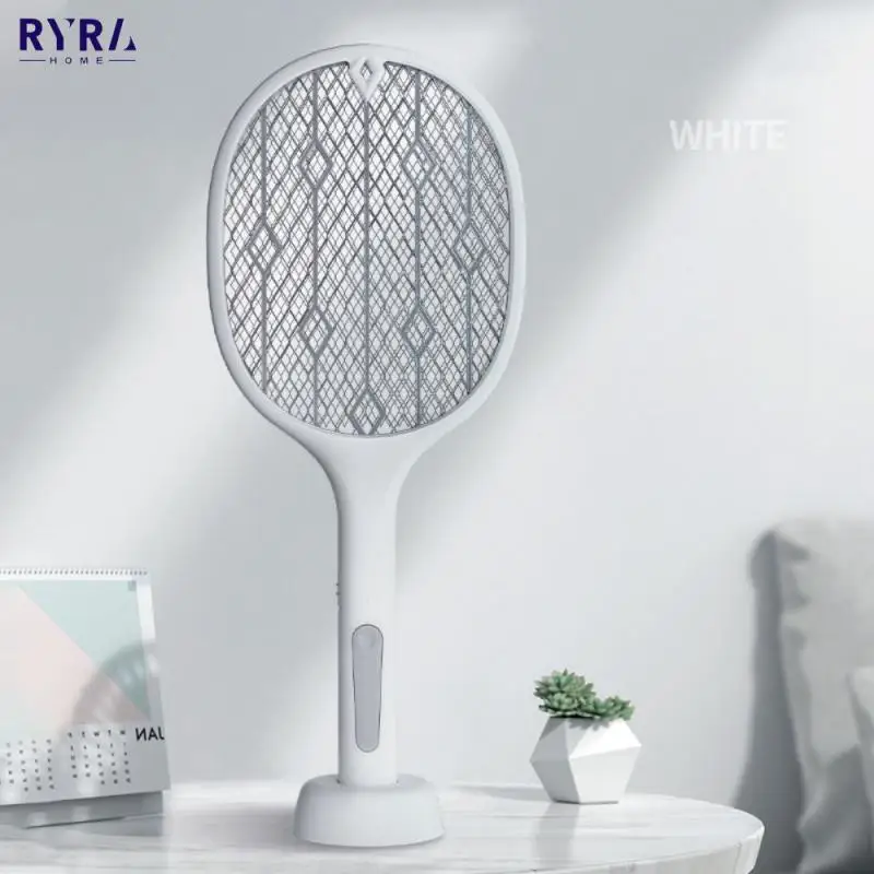 

Electric Mosquito Swatter Summer Outdoor Mosquito Killer LED Lamp Dual Purpose Safe USB Charging Fly Trap Swatter Household