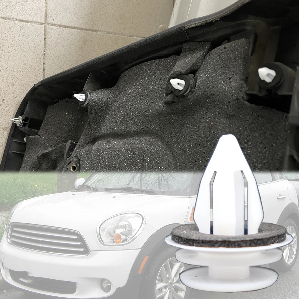 Заклепки для дверной карты автомобиля, клипсы для обшивки панели для MINI Cooper Clubman, Countryman Coupe R50, R52, R53, R55, R56, R58, R60, F54, F55, F56, F60