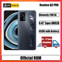 New Origina Realme PRO Smartphone 6 43 inches Super AMOLED 120Hz Dimensity 1100 4500mAh 64MP Camera 30W Fast Charger