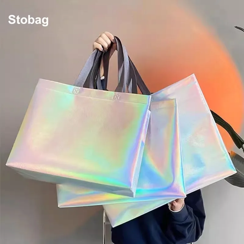 

StoBag 10 шт., нетканые сумки-tote