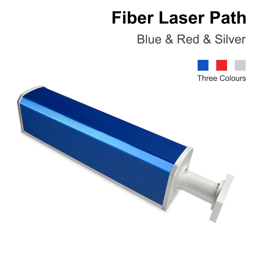 

Fiber Laser Path Blue Red Silver Standard Fiber Laser Path Housing Rayucs MAX Interface for Laser Marking Machine