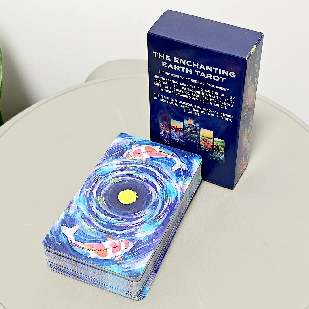 Очаровательные карты Таро земли 10 3*6 см-Карты животных 80 карт с полным