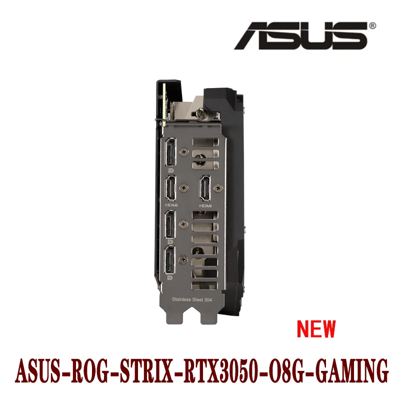 ASUS ROG Strix GeForce RTX™3050 OC Edition 8GB RTX 3050 поддержка процессора AMD Intel LHR для настольного