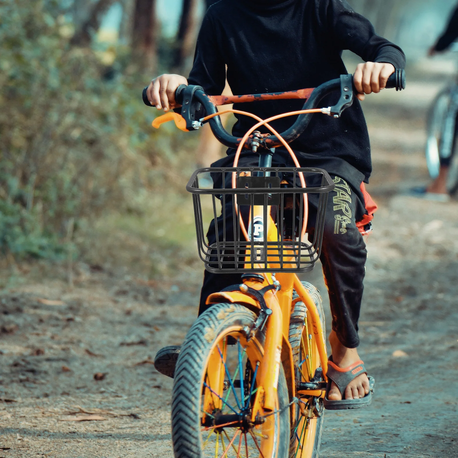 Велосипедная корзина детский велосипедный утолщенный велосипед удобная деталь