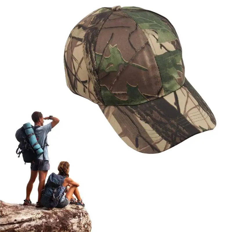 

Outdoor Sunscreen QuickDrying Hat Jungle Leaves Camouflage AntiTerrorism Sniper Unisex Camouflage Baseball S