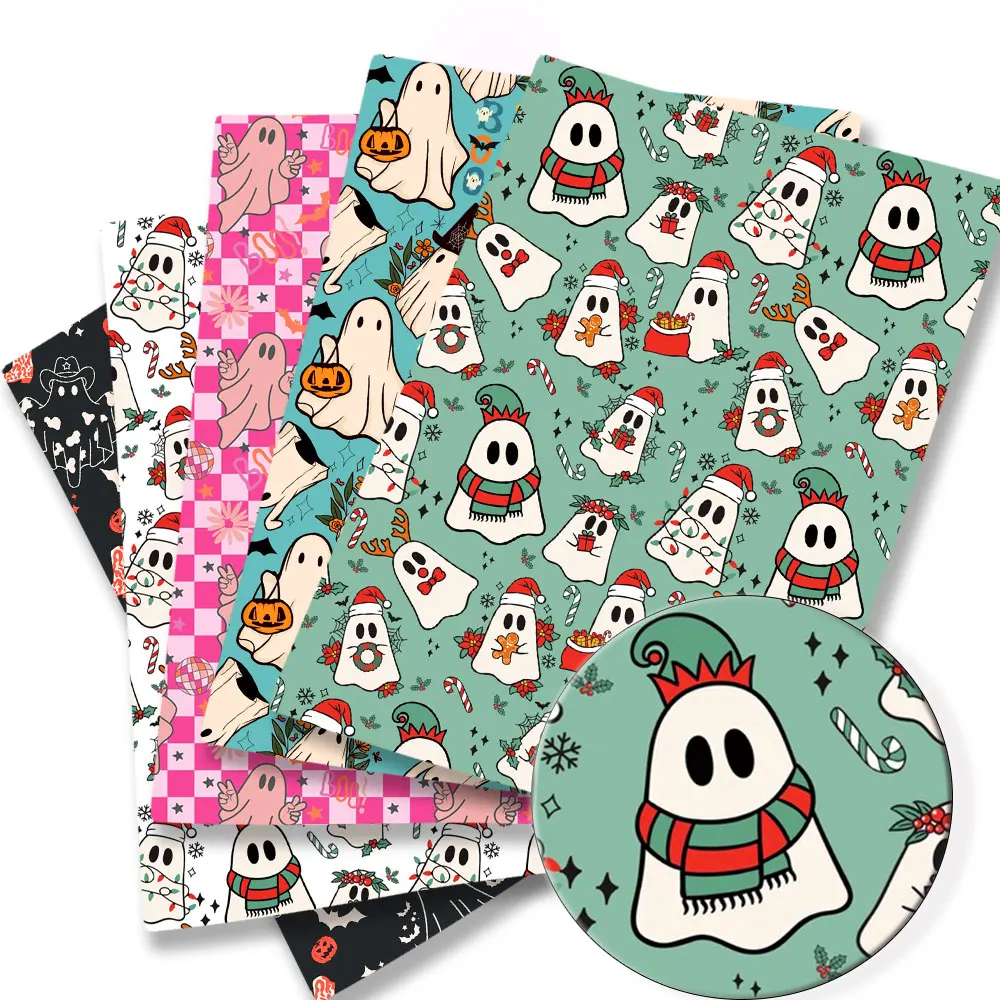 Ткань для Хэллоуина 140x50 см мультяшная хлопковая ткань Лоскутная детский