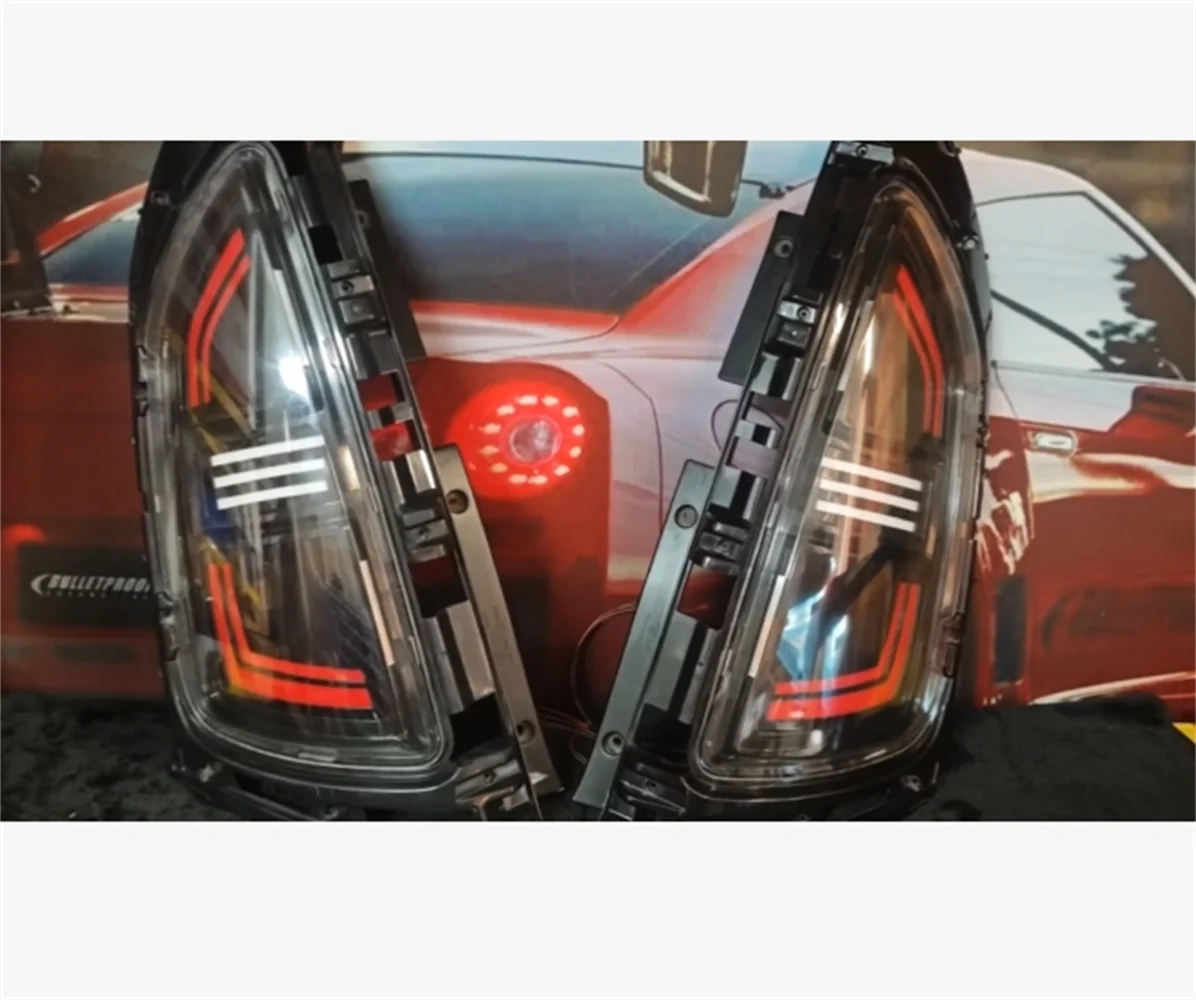 Автомобильный светодиодный модифицированный задний фонарь в сборе для Kia soul