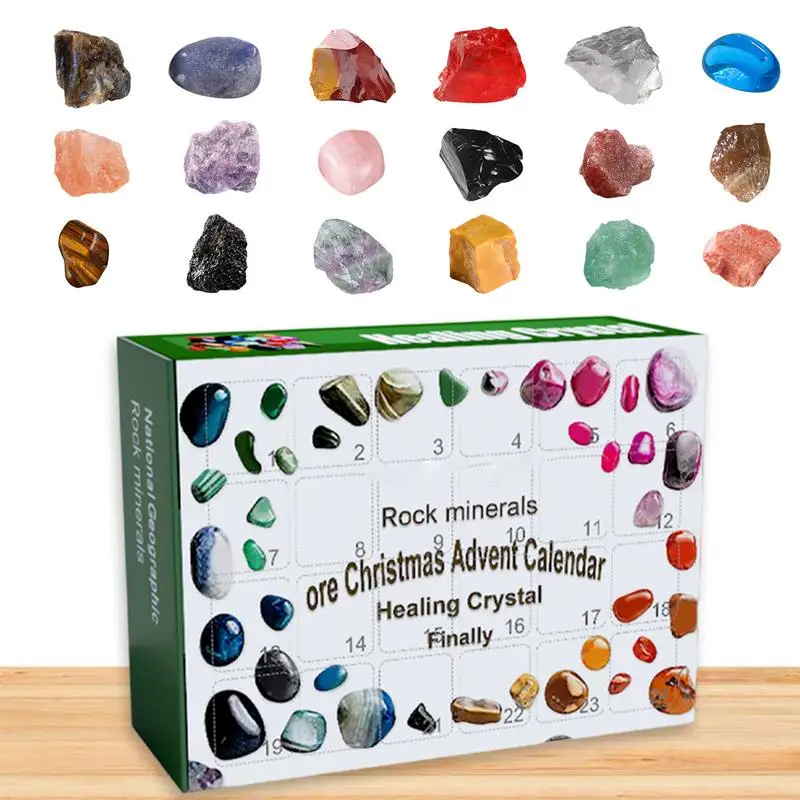 

Ore Christmas Advent Calendar 2023 Gemstone Collection Count Down To Christmas Rocks Minerals Fossils Advent Calendar Toy Gifts