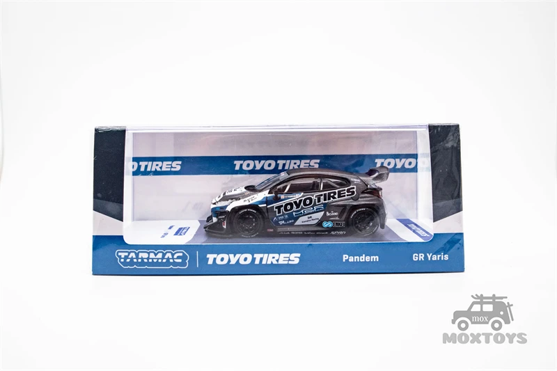 Tarmac работает 1:64 Pandem GR Yaris TOYO шины литая модель автомобиля