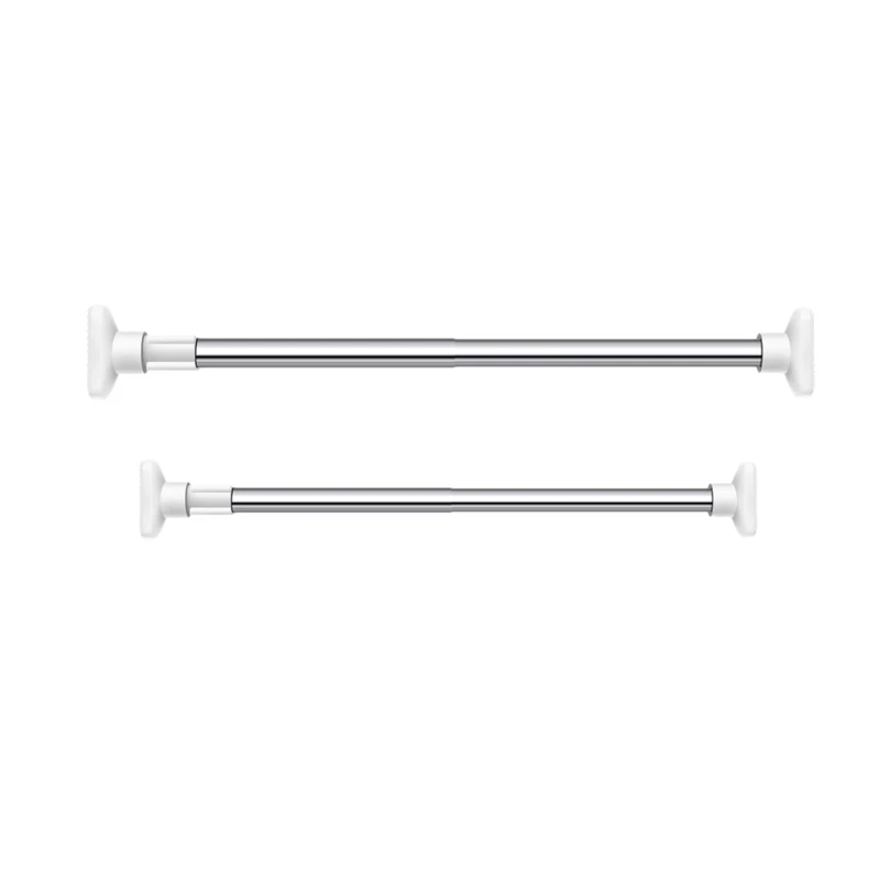 

Stainless Steel Telescopic Adjustable Rod Clothes Dryer Stainless Steel Tension Rod Bathroom Rail Can Be Used