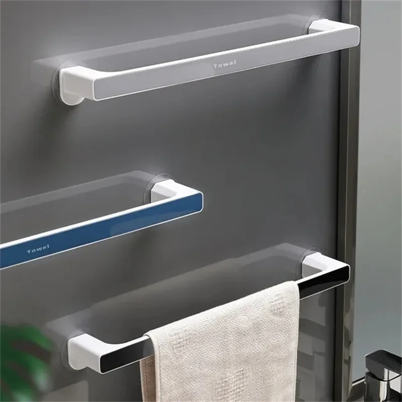 Holder Bath Towel Rack Shelf Wall Hanging Towel Bar Kitchen Accessories