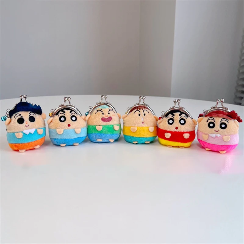 Crayon Shin-Chan сумки брелоки Plushine кавайная кукла японский Кошелек для монет