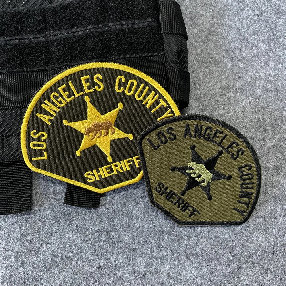 Фото US MARSHAL Hostage Rescue Team нарукавная повязка нашивки SHERIFF жилет значок на липучке большая вышивка COS моделирование армейский авиационный мораль №3