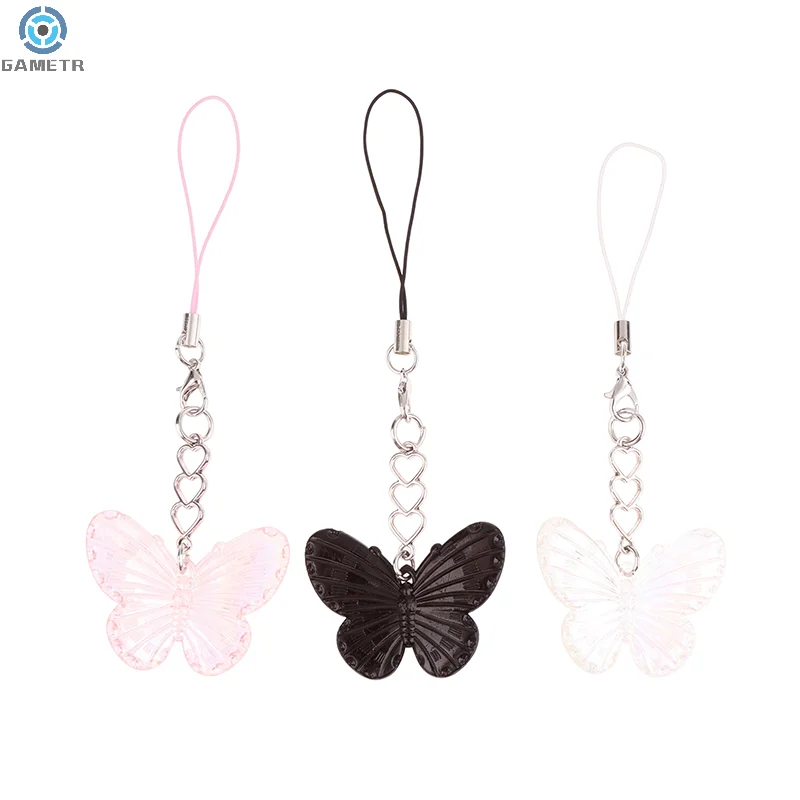 Милый крутой яркий брелок-бабочка