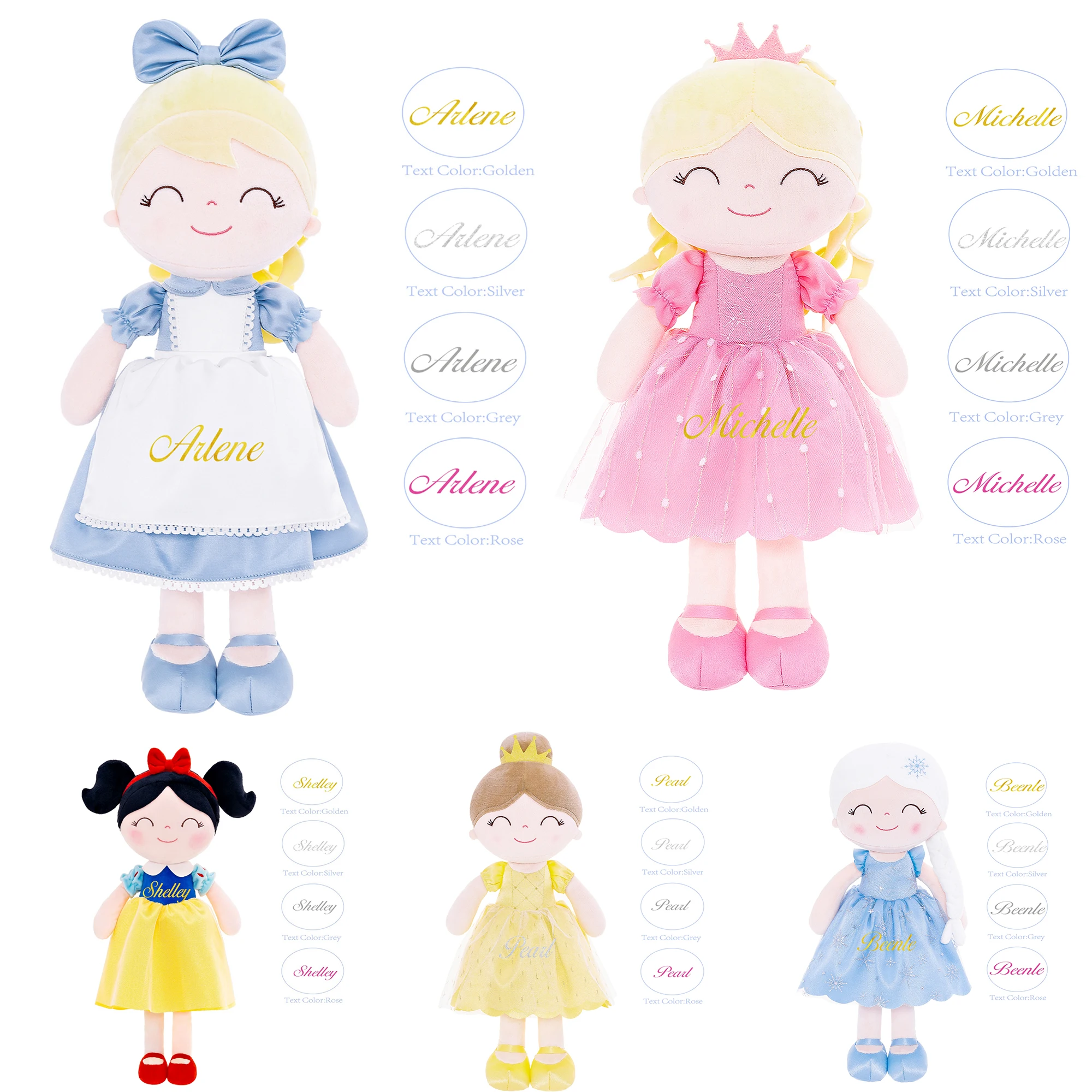 

Personalized Gloveleya Rag Doll Manor Princess Limited Cloth Toys Cute Gifts Toys for Baby Girl Customization Doll Birthday Gift