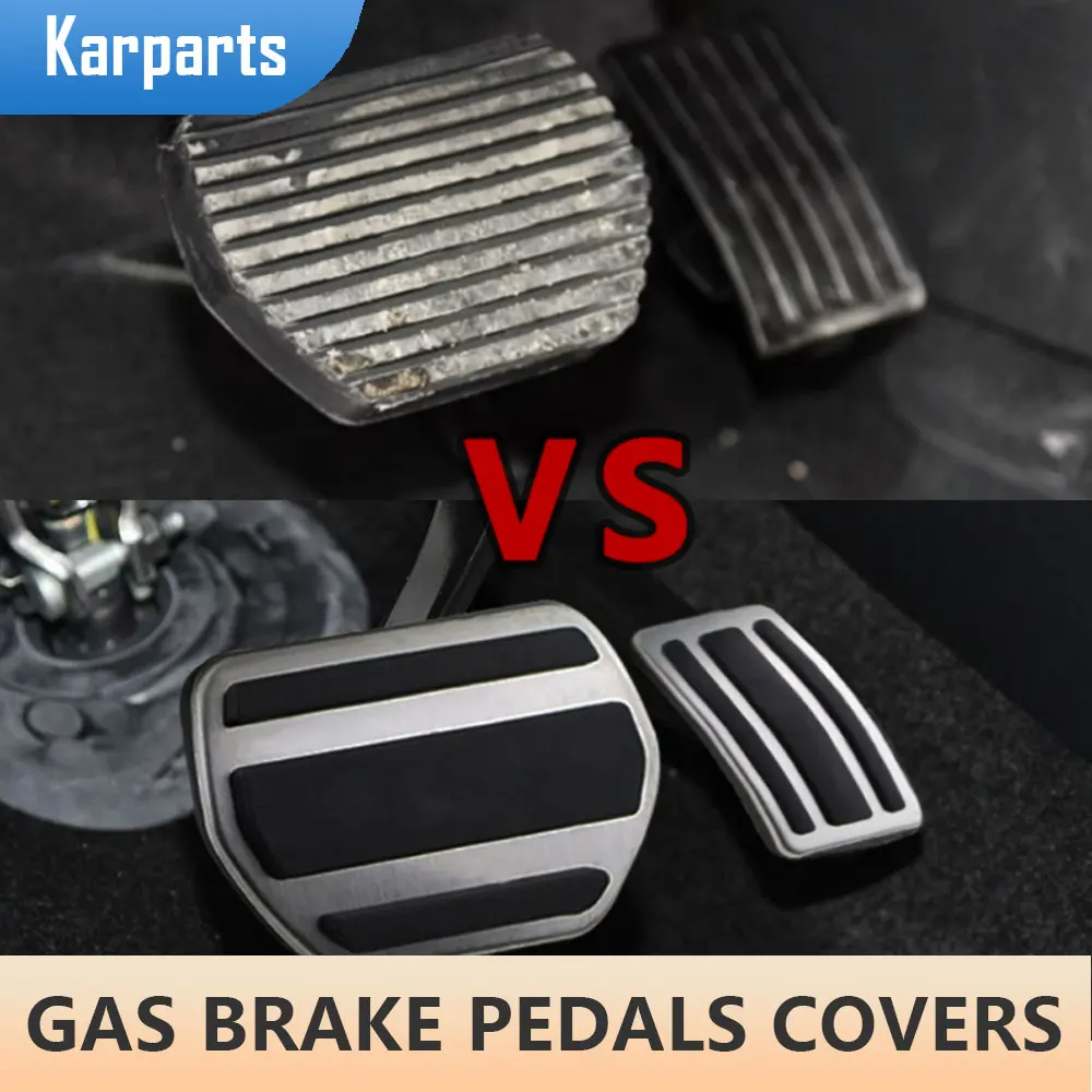 

Stainless Steel Car Pedals Accelerator Clutch Brake Pedal Cover for Peugeot 508 for Citroen C5 2012-2014 C6 AT MT Accessories