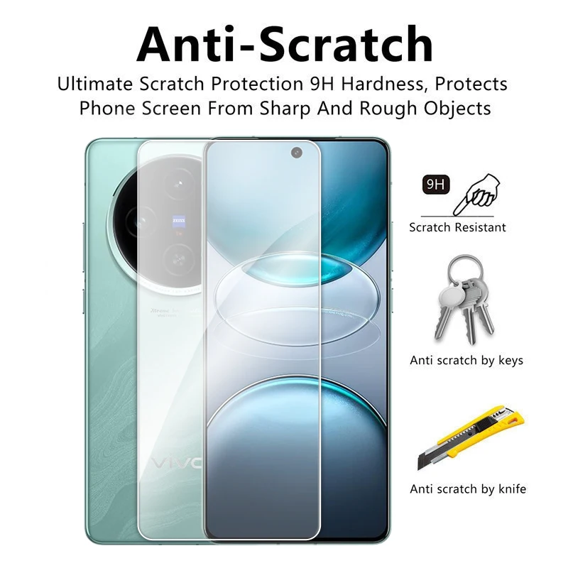 Стекло для Vivo X100s закаленное стекло 5G 6 78 дюйма прозрачная защитная пленка экрана