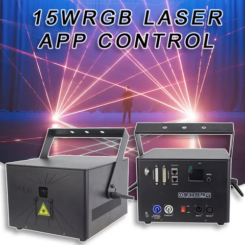 YUER RGB лазерный проектор для сцены