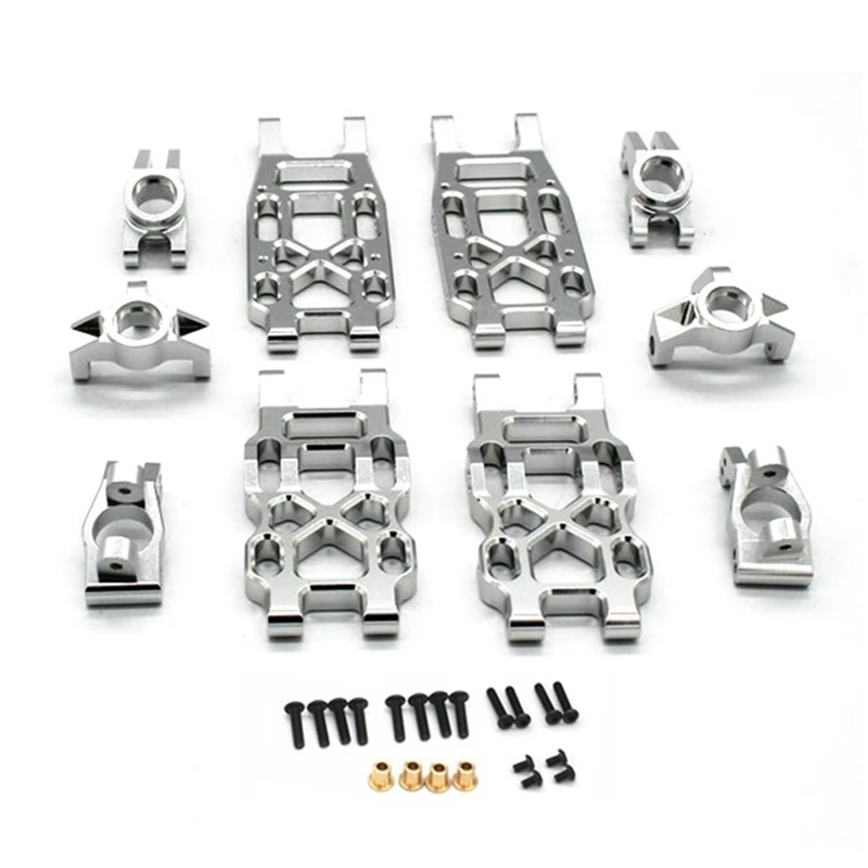 

10Pcs Metal Upgrade Parts Kit Swing Arm Hub Carrier For VKAR Racing Bison V2 V3 VKAR Bison 1/10 RC Car Accessories