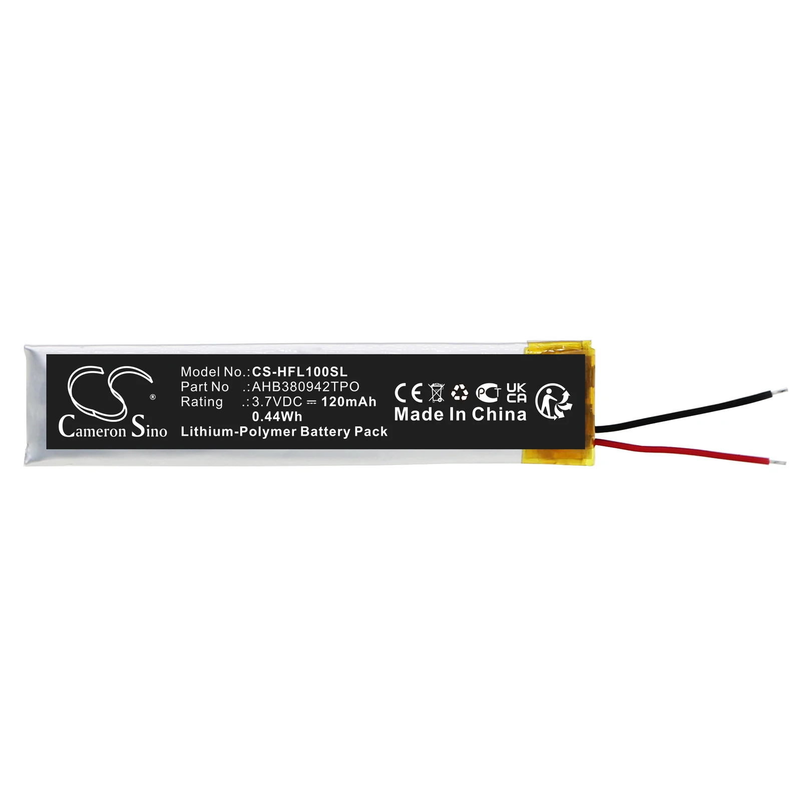 

Аккумулятор Cameron Sino 120 мАч для Huawei FreeLace AHB380942TPO