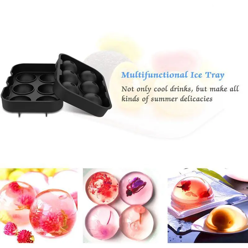 Новая силиконовая форма для льда большого размера 6 размеров креативные подносы