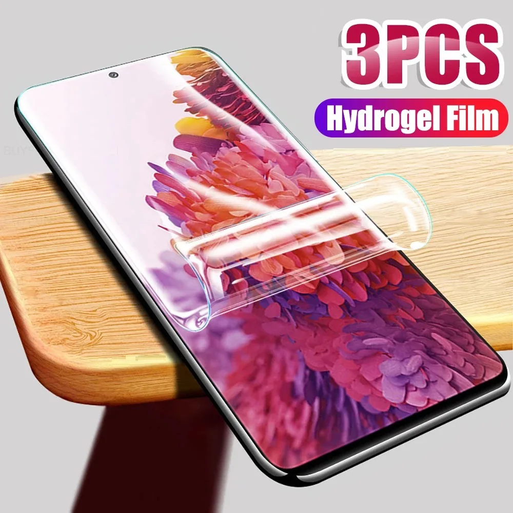 

3PCS Hydrogel Film for Motorola Moto E22 E22i E22s E32 E32s E13 Screen Protector On Moto E20 E30 E40 E7 Power E7i Power E6s 2020