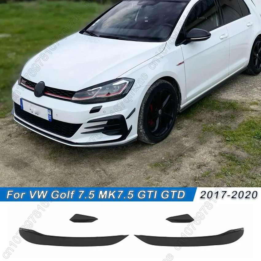 Для Volkswagen Golf 7.5 MK GTI GTD 2017-2020 RevoZport Стиль Передний бампер Боковой вентиляционный