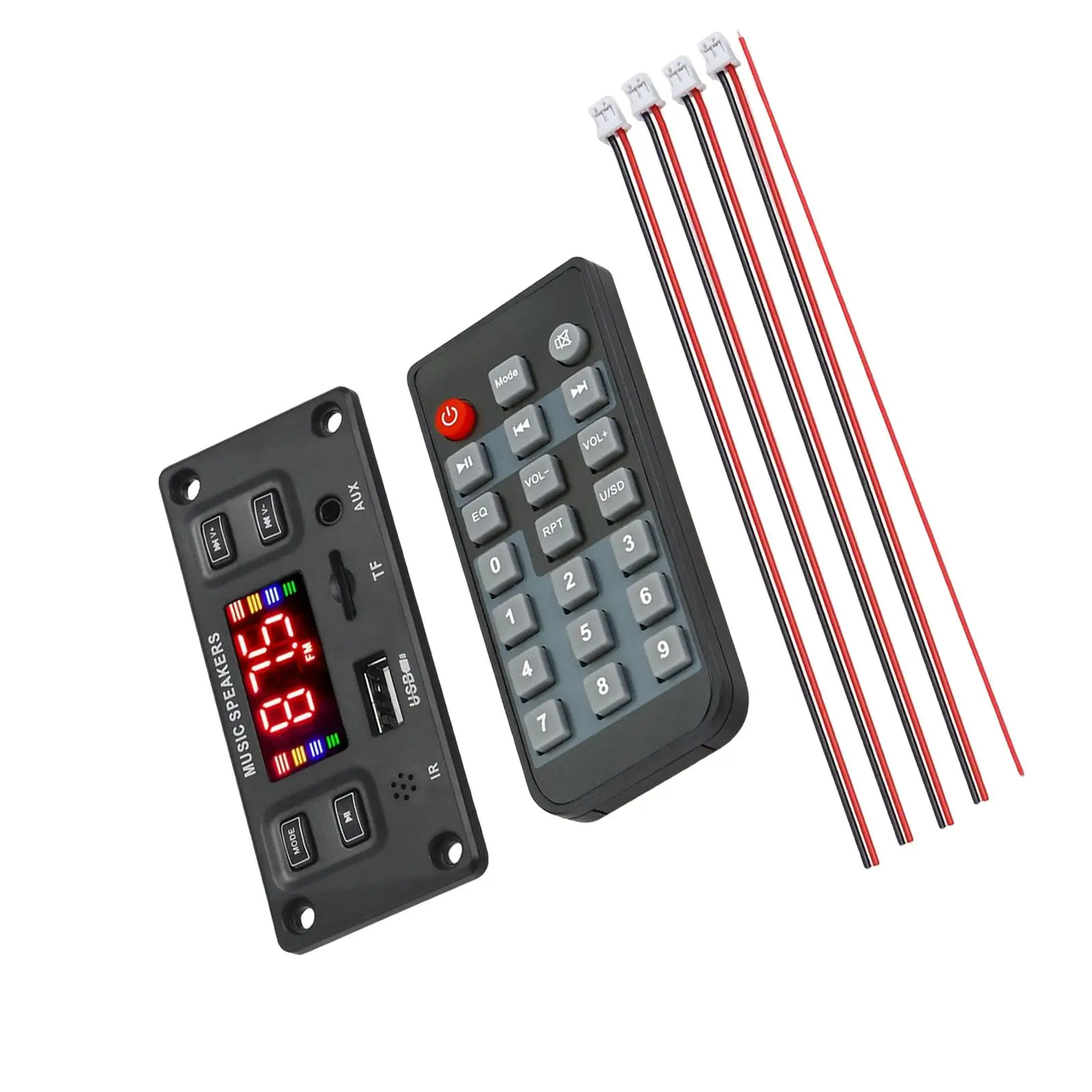 Динамик 2x60 Вт с RC BT 5.0 плата декодирования MP3-плеера для домашнего динамика сделай