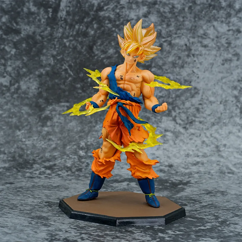 

Dragon Ball Son Goku Saiyan Car Ornament Chassis Decoration Classic Anime Figures Pvc Action Figurine Model Toys Children Gift