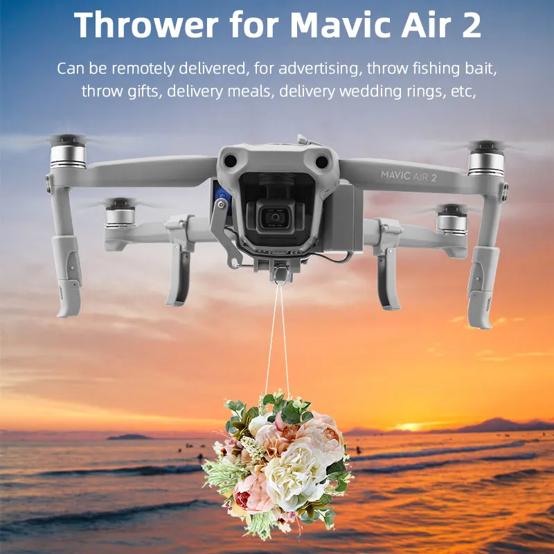 

Система Airdrop для дрона Mavic Air 2, устройство для доставки свадебных предложений, диспенсер для подарочного дрона