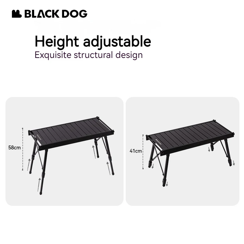 Naturehike Blackdog складной IGT рулонный стол для открытого кемпинга пляжа съемный