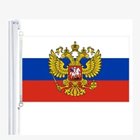 eagle russian federation flag flag90150cm 100 polyester bannerdigital printing
