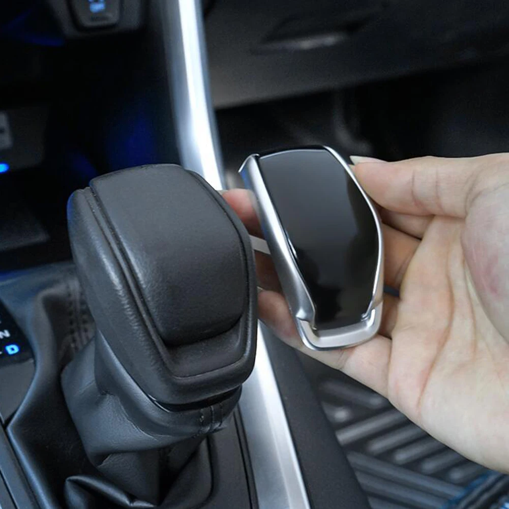 

Car Interior Gear Shift Head Decorative Cover ABS Trim Car Accessories Carbon Fiber for Toyota RAV4 XA50 2019 2020 2021 2022