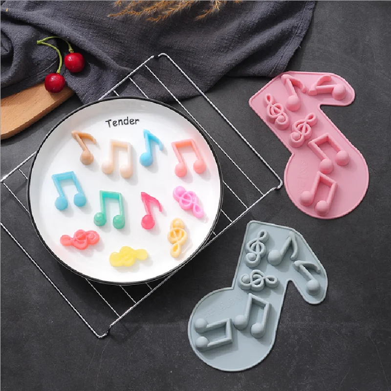 

Creative Musical Note Silicone Chocolate Mold DIY Baking Candy Epoxy Cake Mold for Home Confectionery Equipment Silicone Mold.8z