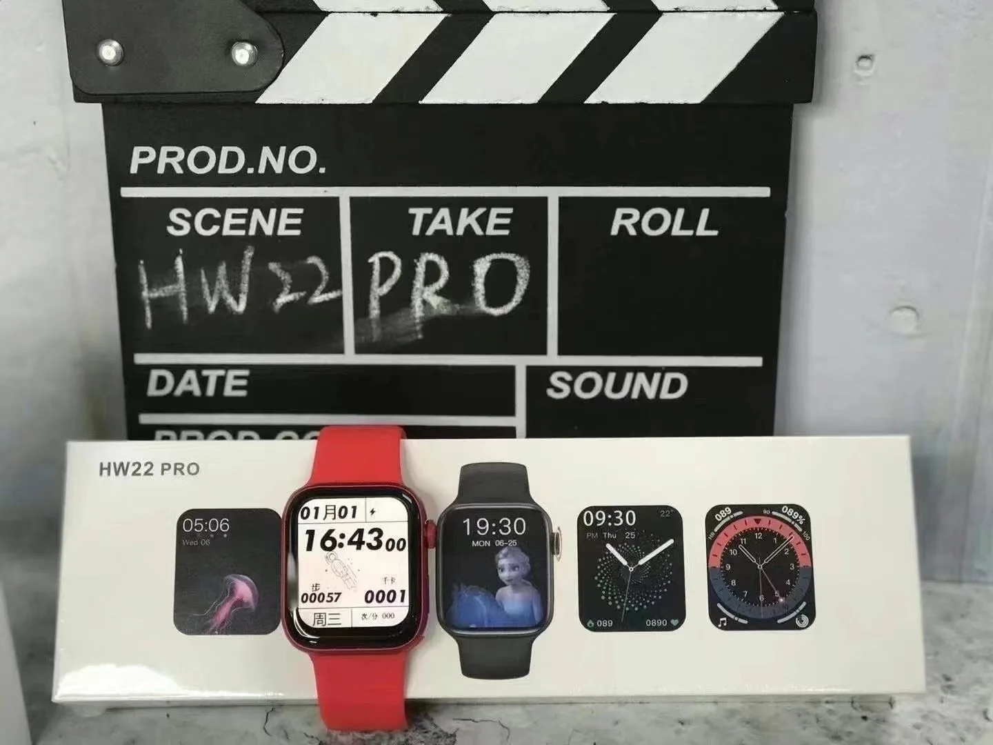 

Смарт-часы HW22 Pro, беспроводное зарядное устройство, пульсометр, Bluetooth