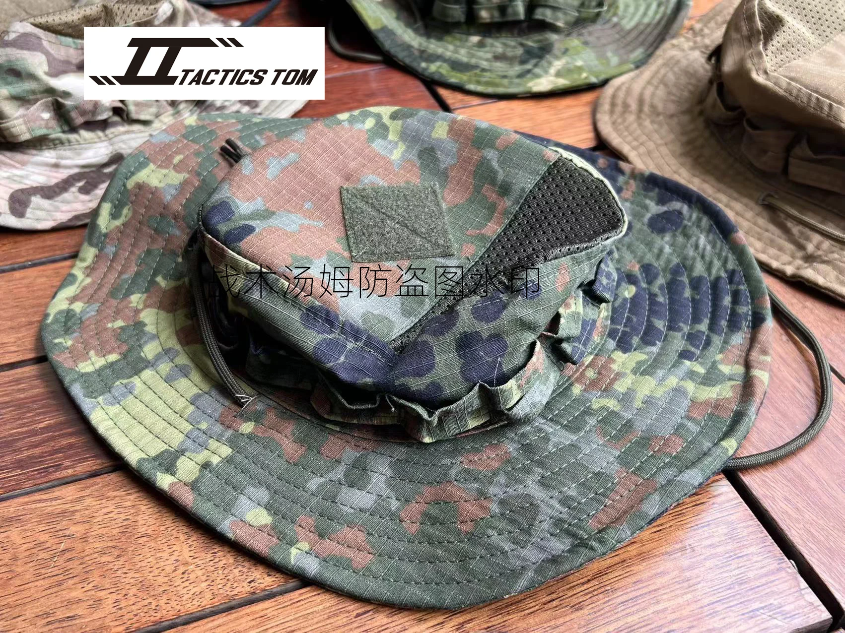 Тактическая шляпа Benny Hat с круглыми полями MC Multi-terrain CP All-terrain Wolf Brown