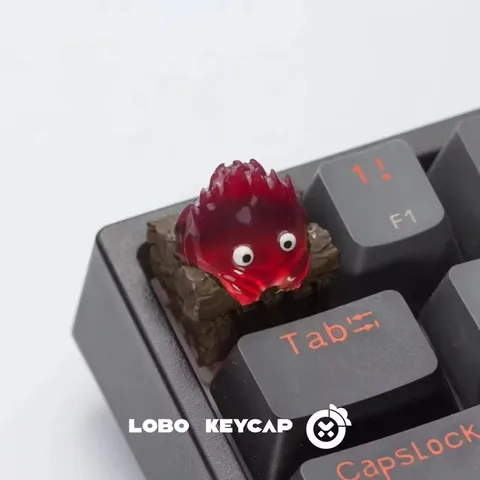 BITCED Колпачки для клавиш Calcifer Kawaii
