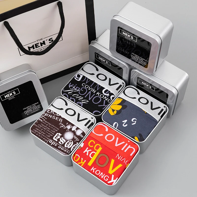 Men's Panties Set Boxers Men Cotton Man Undrewear Comfortable Men's Briefs Soft Underwear Men Breathable Men's Shorts Sexy Style