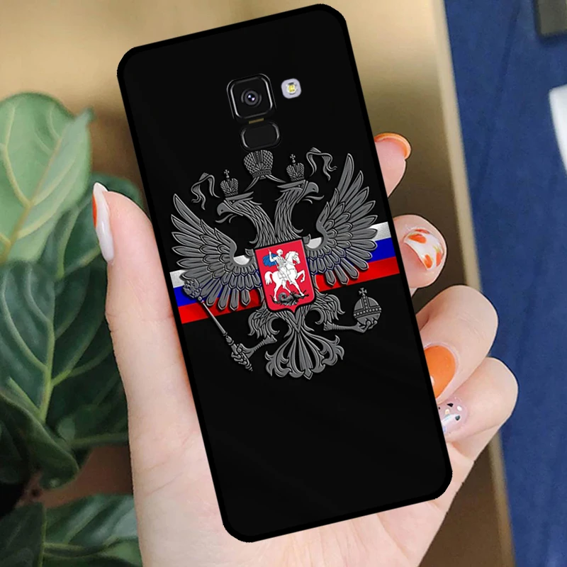 Чехол с гербами России для Samsung A9 A8 A7 A6 J8 J6 J4 Plus 2018 A3 A5 J1 2016 J5 J7 J3 2017 задняя крышка -
