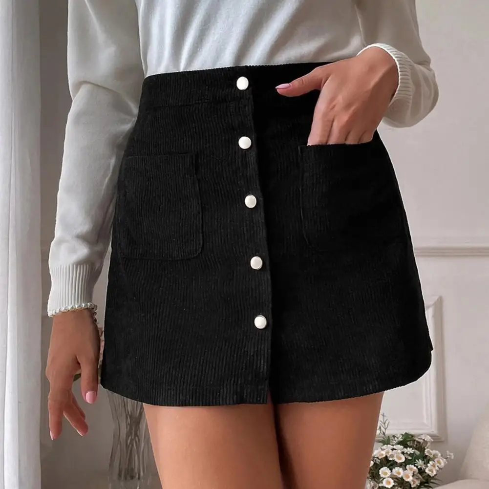 

Women Skirts new corduroy package buttocks short skirt 2023 autumn winters pure color women's clothing Casual Vestidos