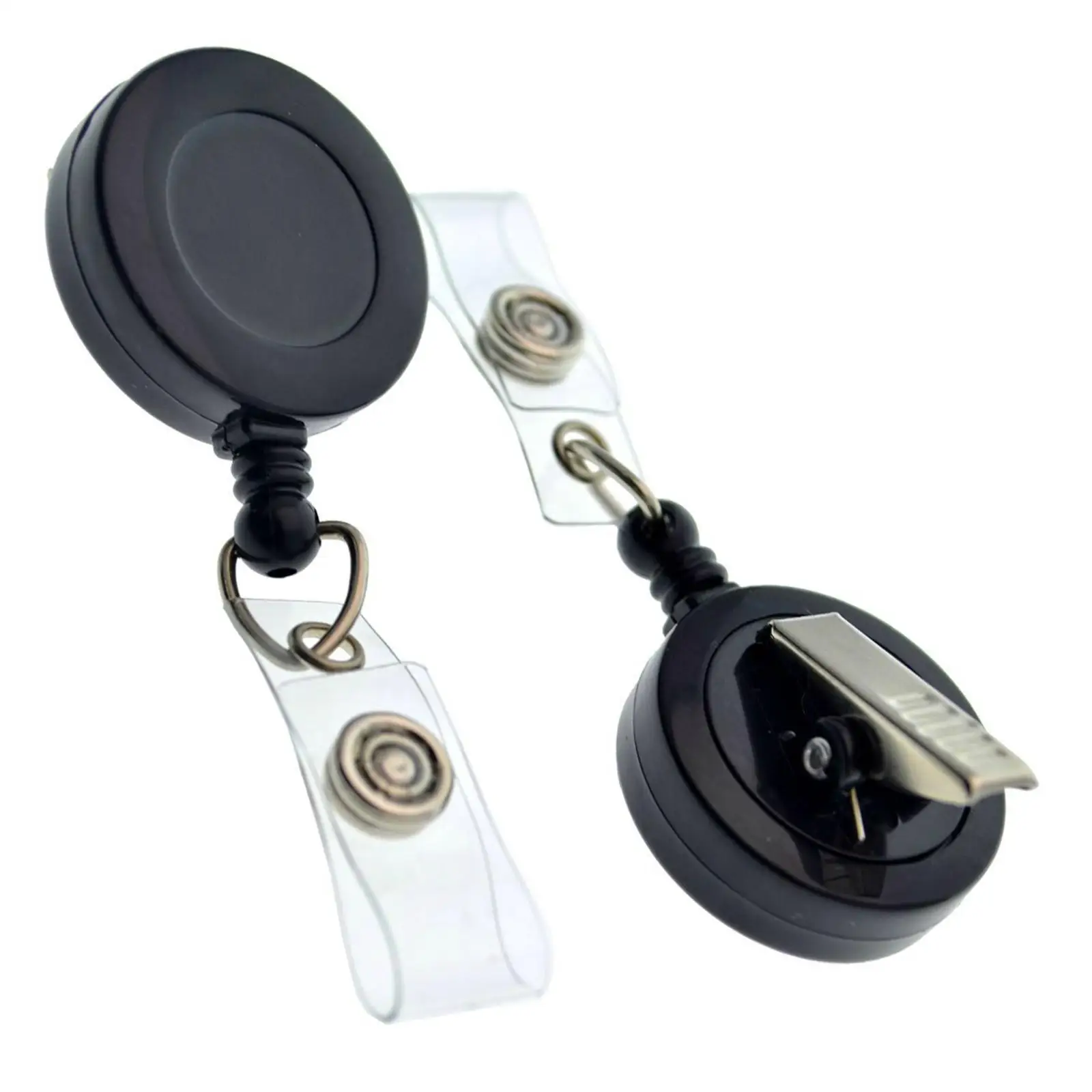 

with Name Tag Card Badge Holder 4 Pcs Reel Retractable Badge Holder Retractable Badge Reel for School Doctor Nurse Driver Home