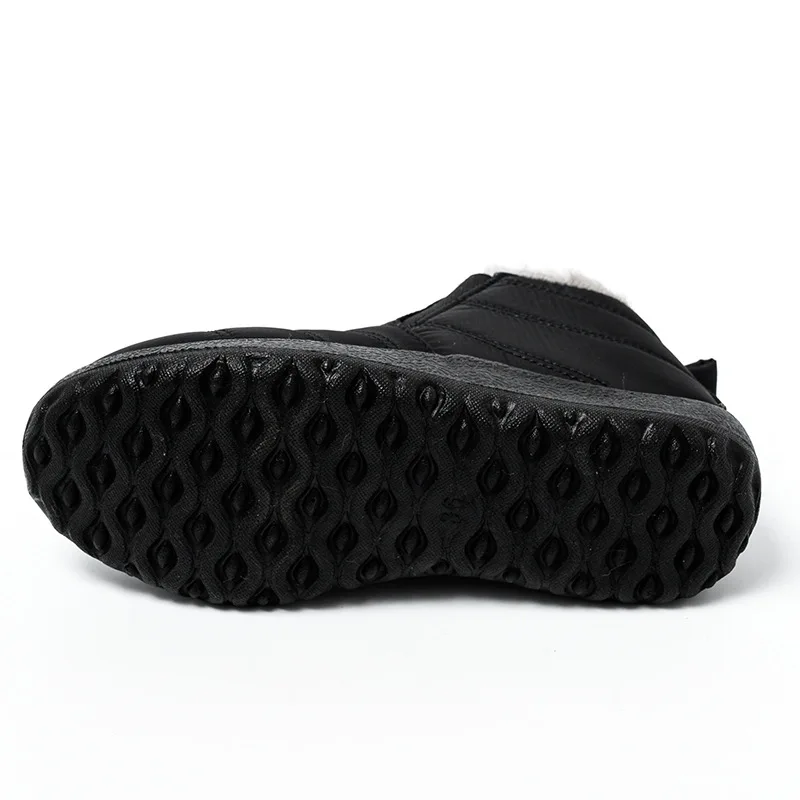 Женские утепленные ботинки Smile мягкие непромокаемые из хлопка и бархата с х/б