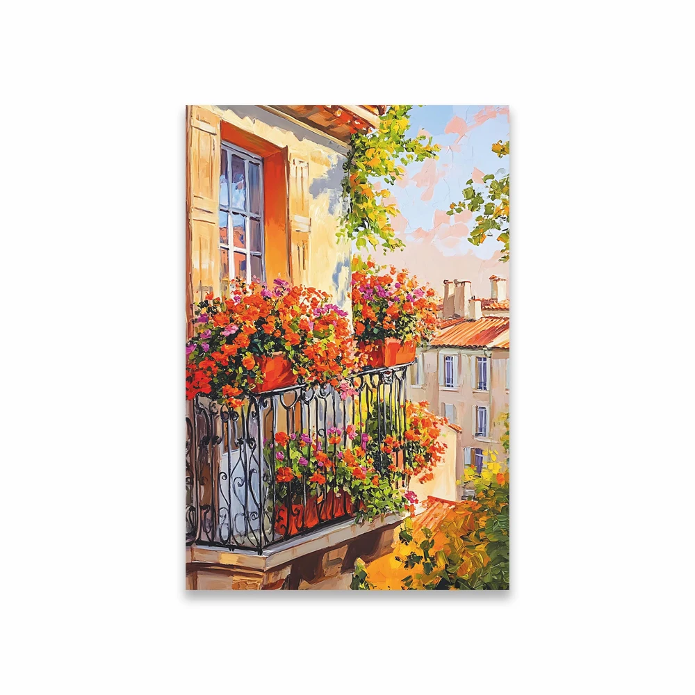 

Средиземноморский пейзаж на холсте