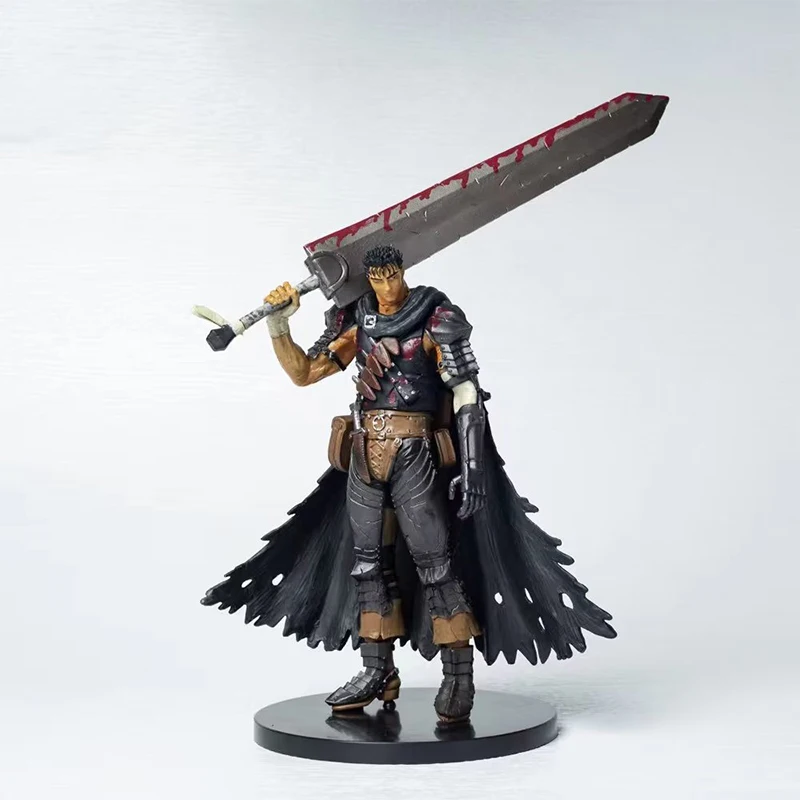 

21cm Berserk Anime Figure Guts Bloodstain Sword Statue PVC Hand Of God Action Figurine Collection Model Desk Decoration Toy Gift