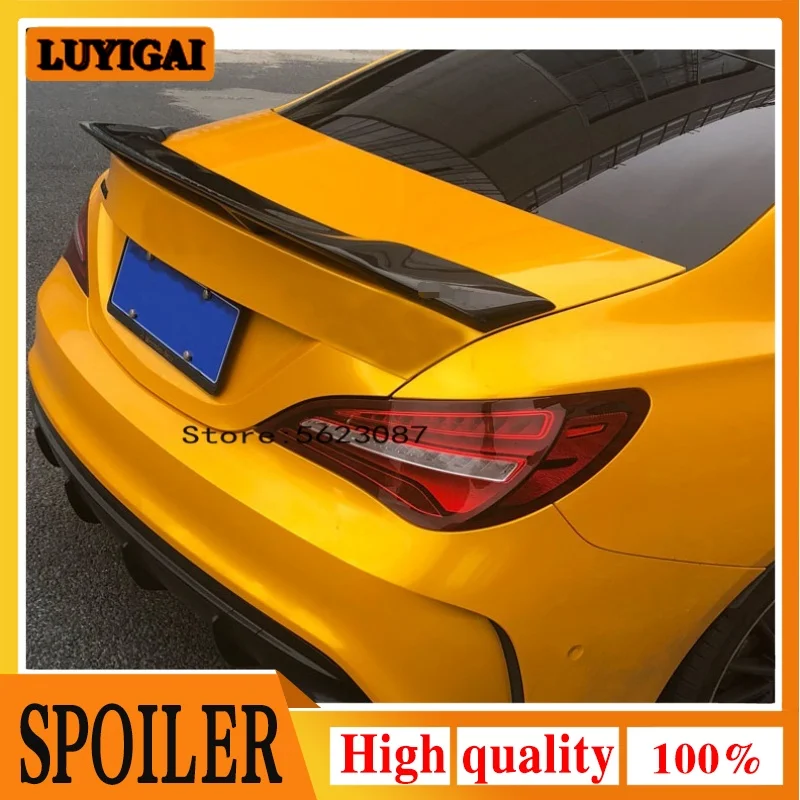 

CLA Class Carbon Fiber Rear Spoiler Trunk Wings for Mercedes Benz CLA45 W117 C117 CLA 200 250 260 Sedan 2013-2018